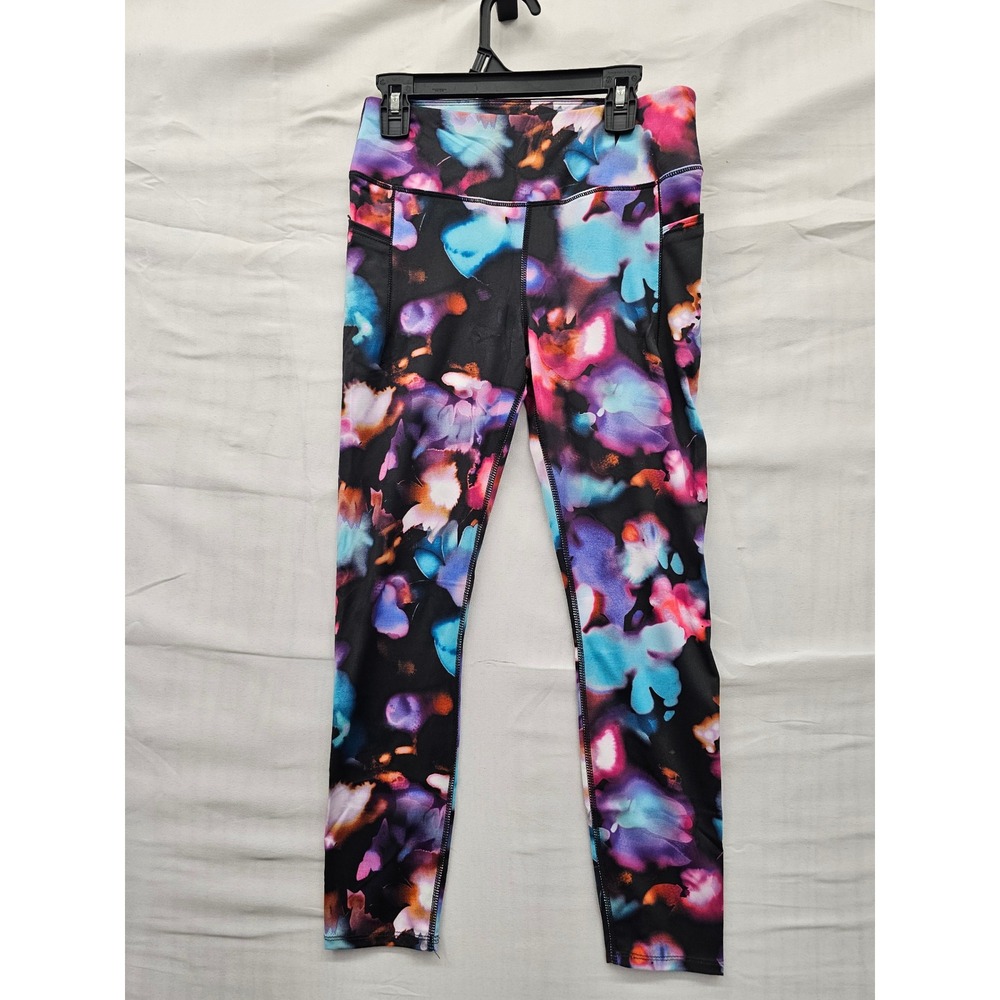 Member's Mark Girls Active Leggings Purple Polyester Blend Workout Size Large‎